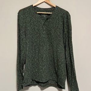 Rhone mens long sleeve Henley - size XL